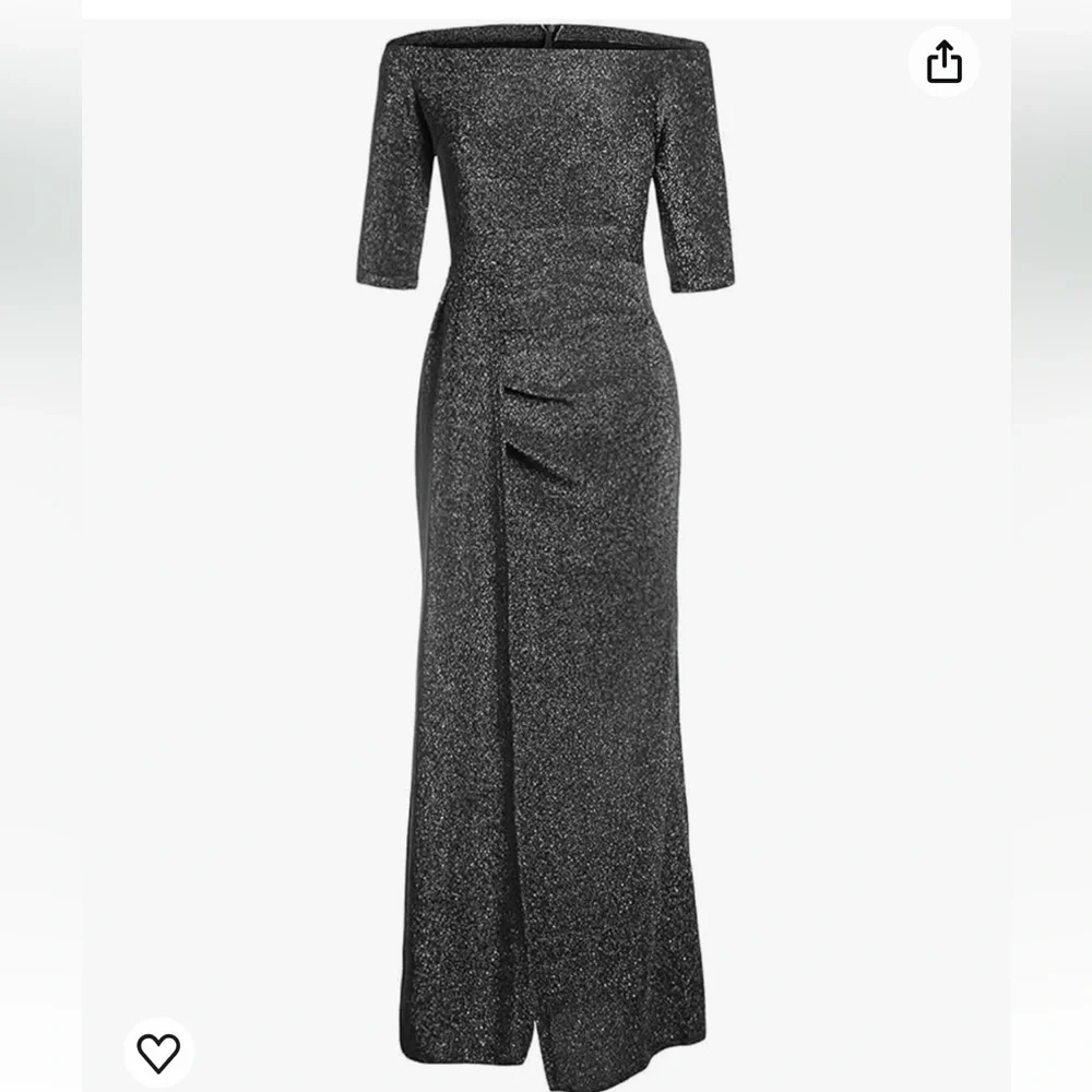 Gray maxi Occassion Dress - Picture 10 of 15